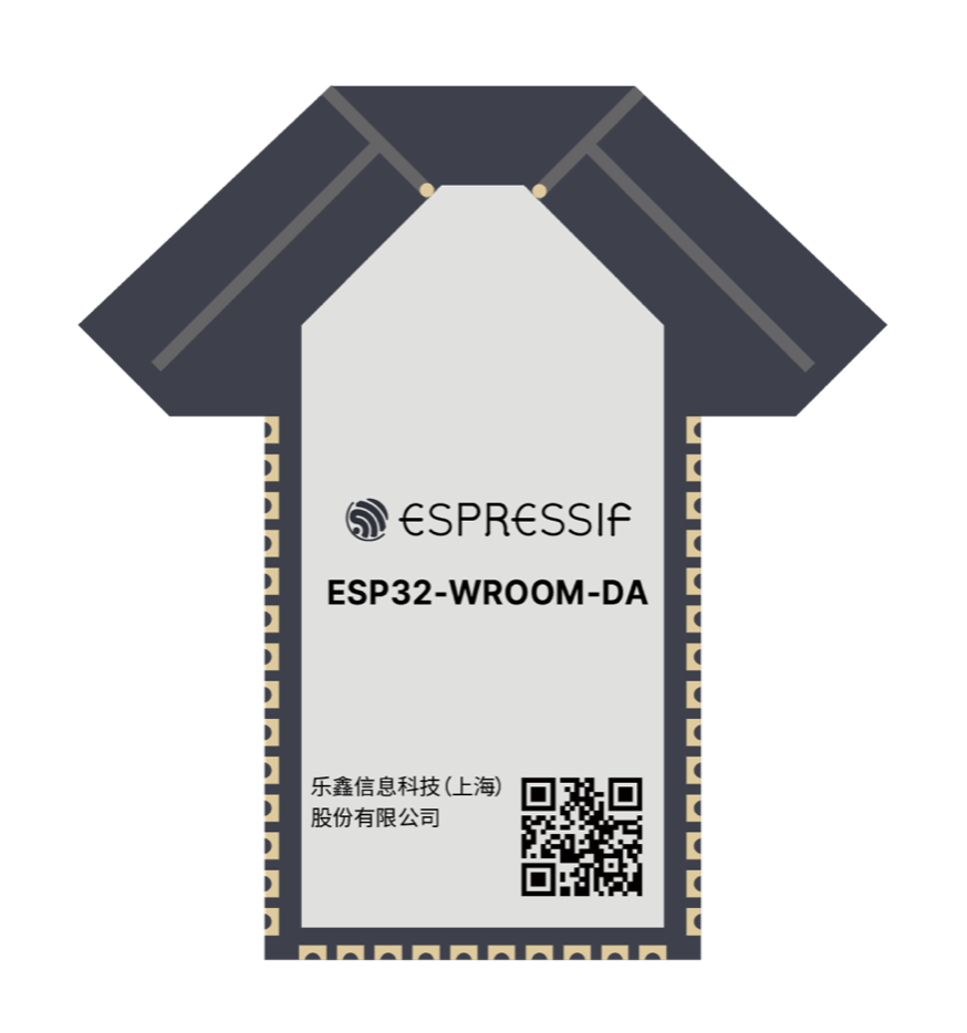 ESP32 WROOM DA Module: Dual Antenna Precision - It has Dual Antenna design  and more.
